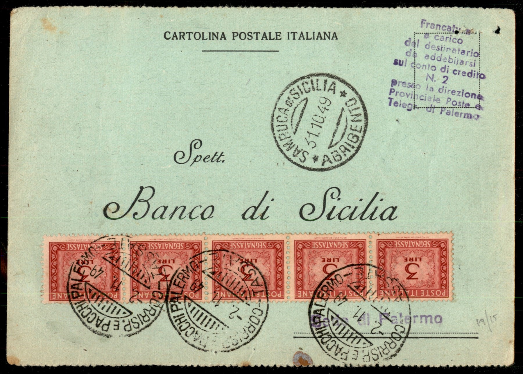 Italia / Repubblica / Segnatasse