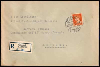 Italia / Occupazioni II Guerra Mondiale / Lubiana / Posta Ordinaria