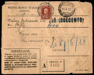 Italia / Regno / Vittorio Emanuele III / Posta Ordinaria
