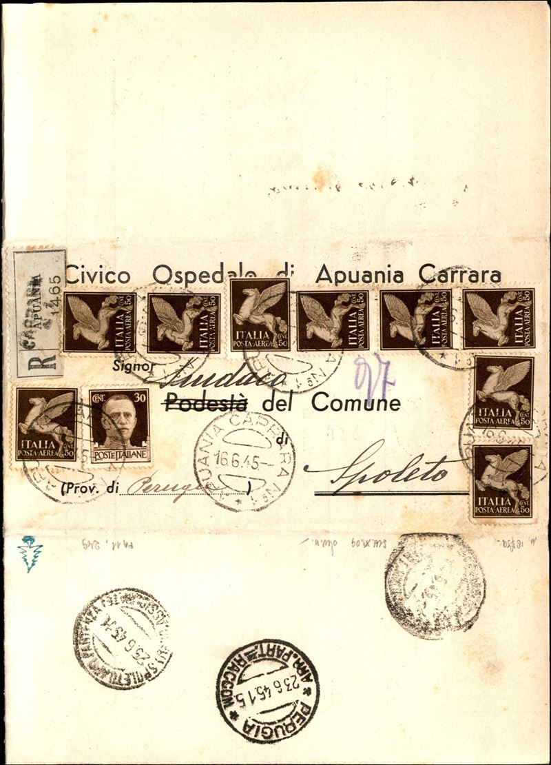 Italia / Luogotenenza / Posta Ordinaria + Aerea