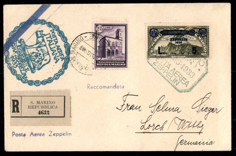 San Marino / Aerogrammi