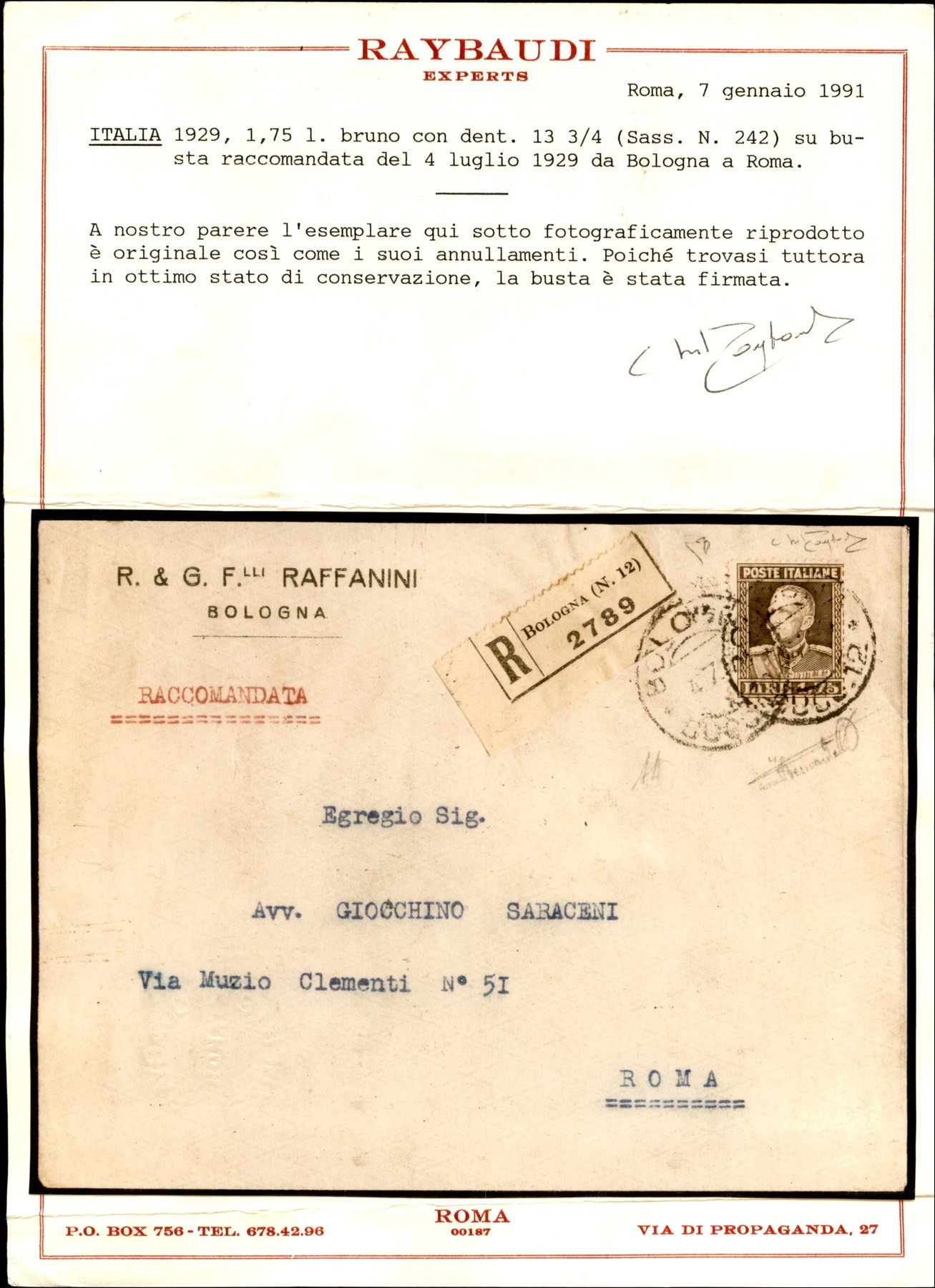 Italia / Regno / Vittorio Emanuele III / Posta Ordinaria