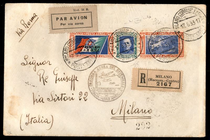 Italia / Regno / Vittorio Emanuele III / Aerogrammi