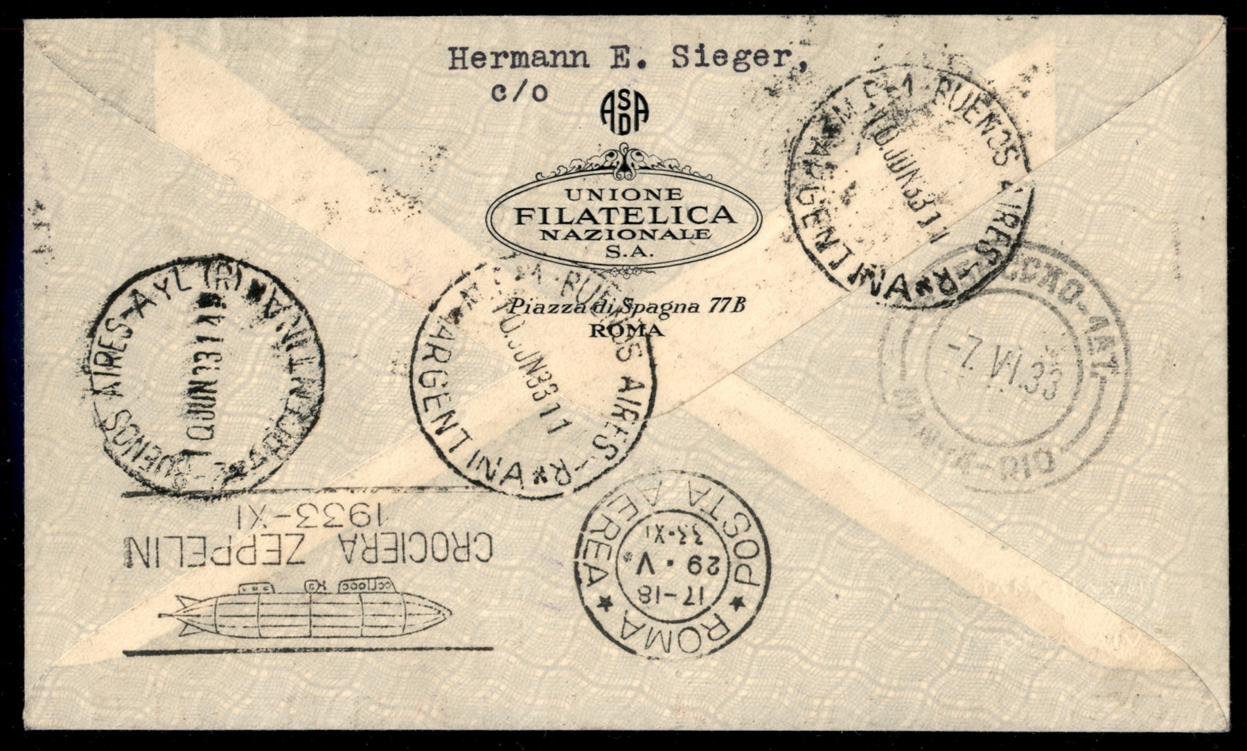 Italia / Regno / Vittorio Emanuele III / Aerogrammi