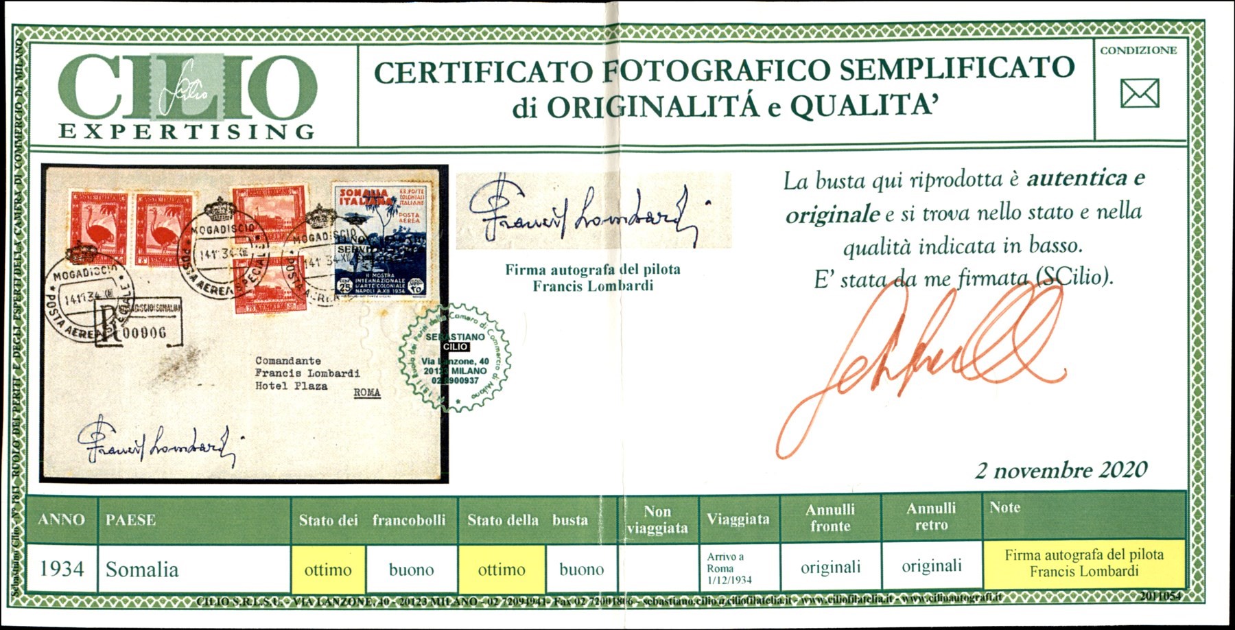 Italia / Colonie / Somalia / Aerogrammi