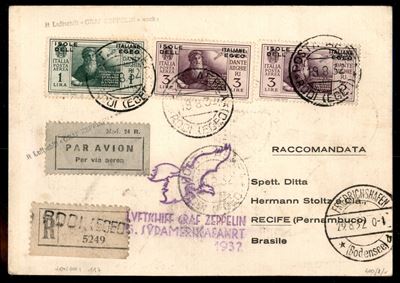 Italia / Colonie / Egeo / Emissioni Generali / Aerogrammi
