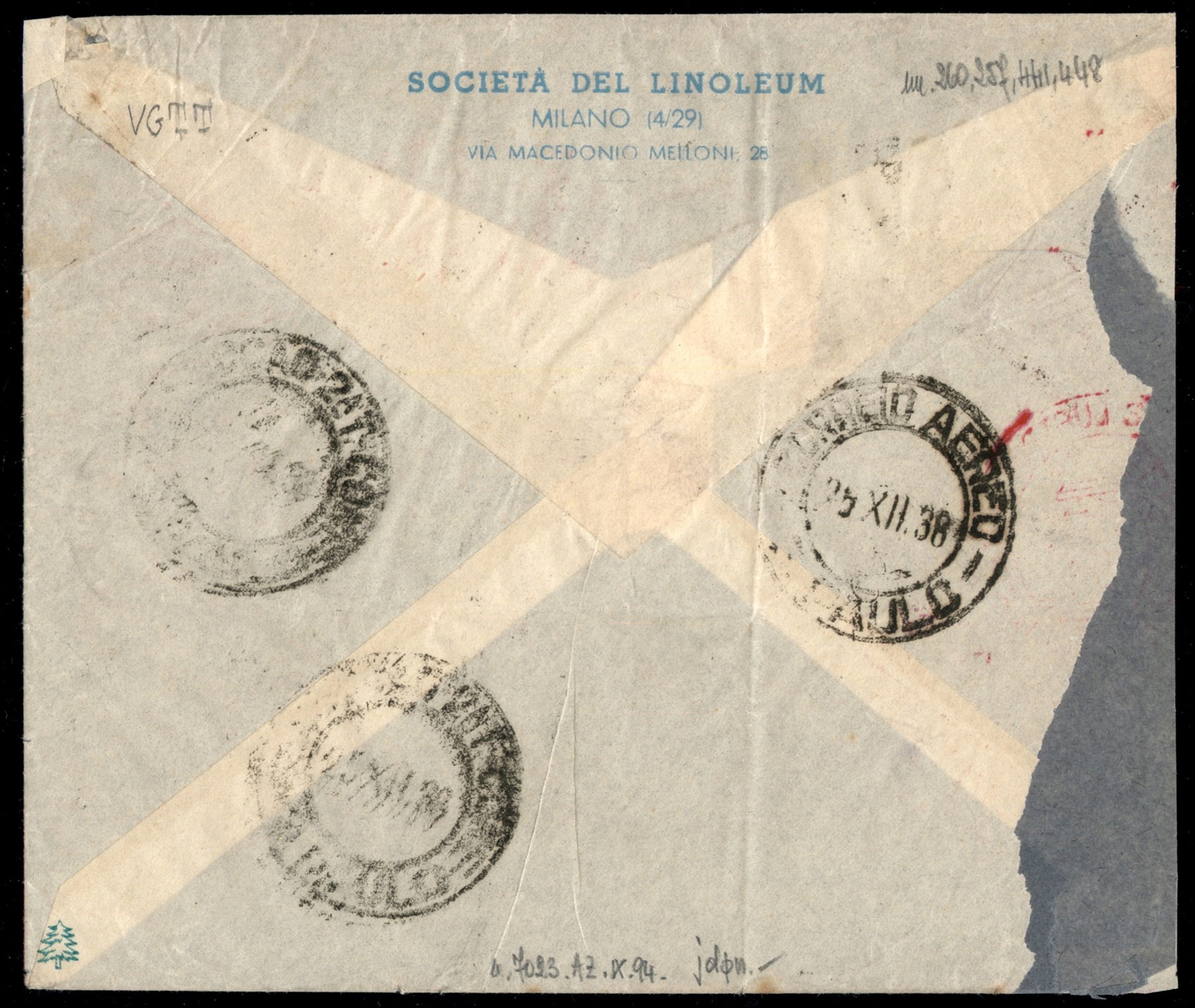 Italia / Regno / Vittorio Emanuele III / Aerogrammi