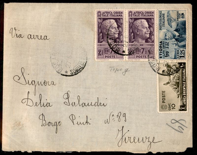 Italia / Colonie / Africa Orientale Italiana / Aerogrammi