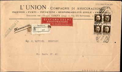 Italia / Regno / Vittorio Emanuele III / Posta Ordinaria