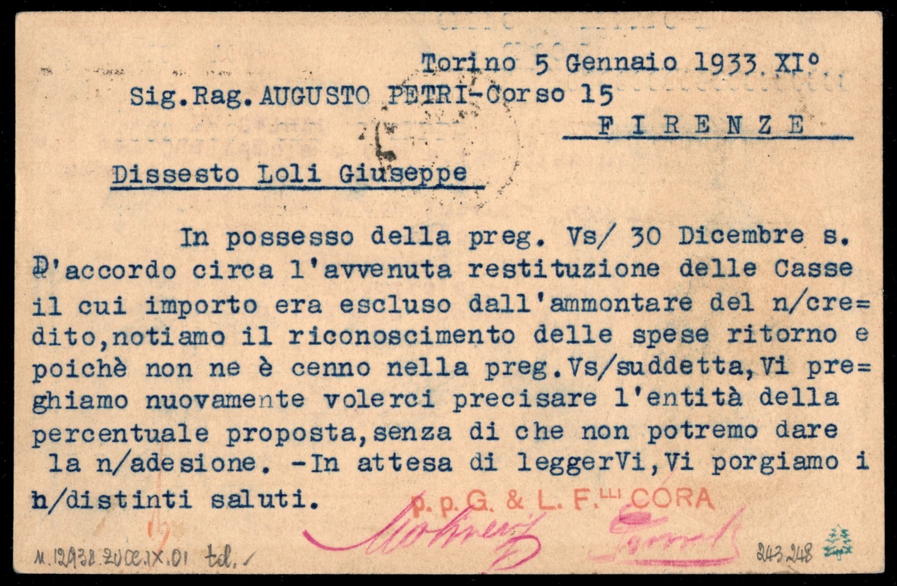 Italia / Regno / Vittorio Emanuele III / Posta Ordinaria