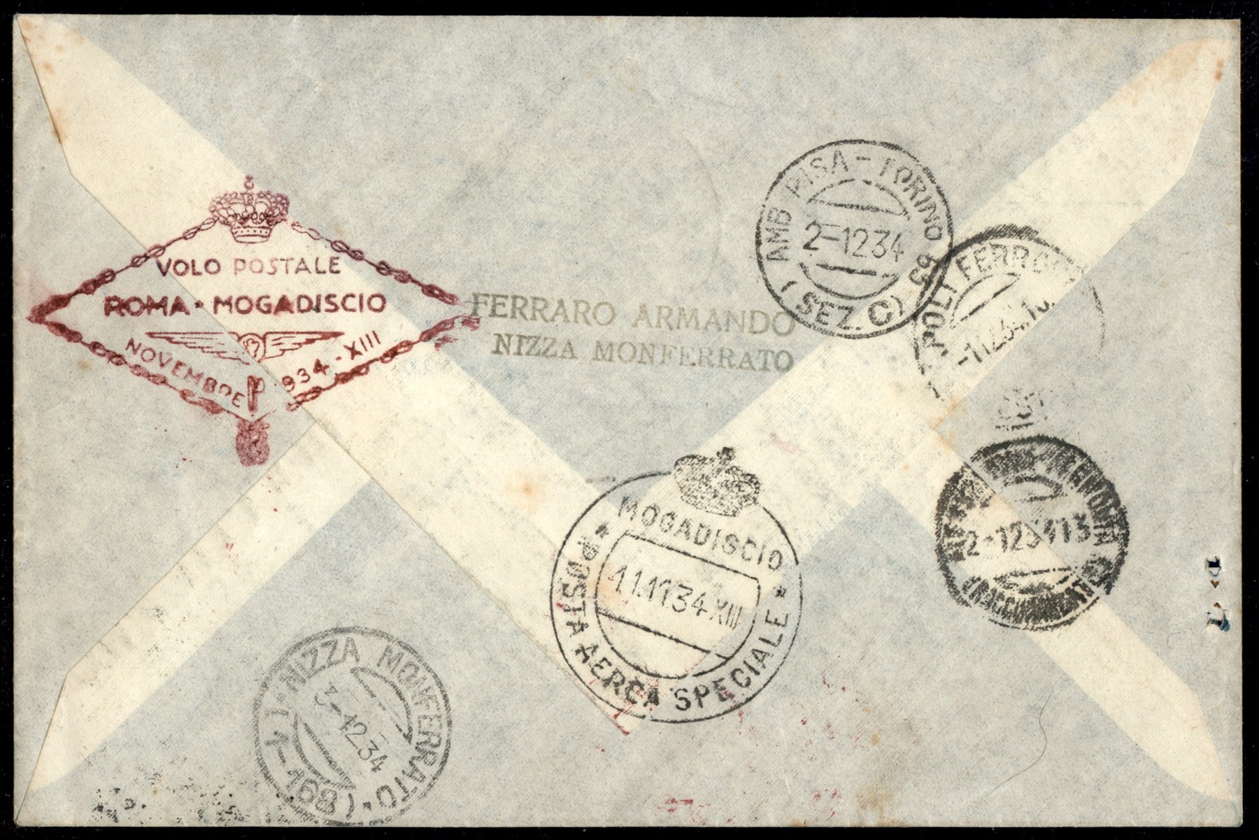 Italia / Regno / Vittorio Emanuele III / Aerogrammi