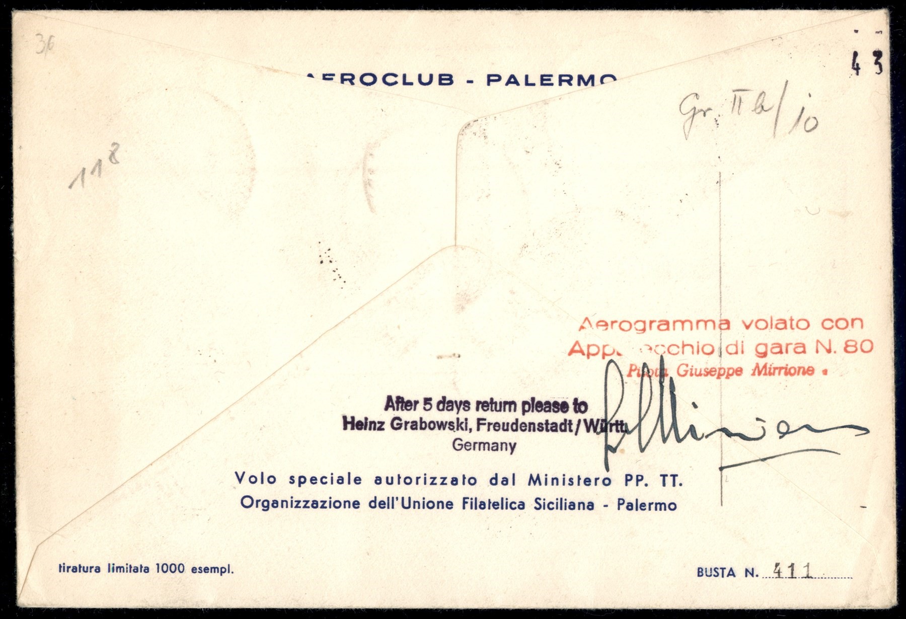 ITALIA / Repubblica / Aerogrammi