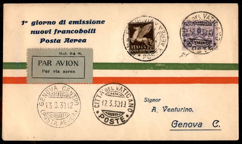 Italia / Regno / Vittorio Emanuele III / Aerogrammi