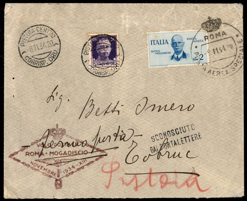 Italia / Regno / Vittorio Emanuele III / Aerogrammi