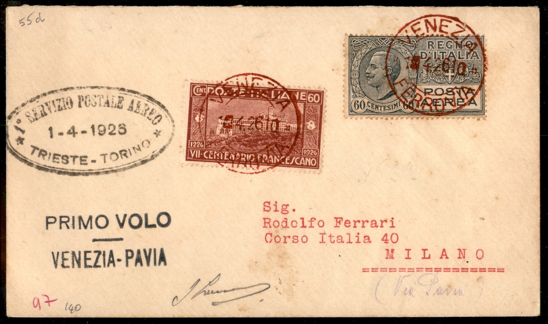 ITALIA / Regno / Vittorio Emanuele III / Aerogrammi