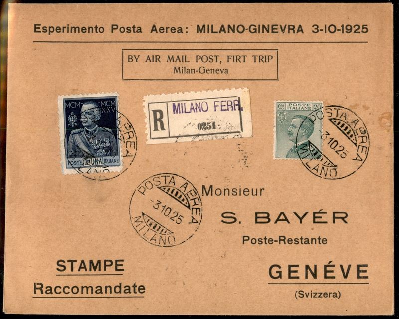 Italia / Regno / Vittorio Emanuele III / Aerogrammi