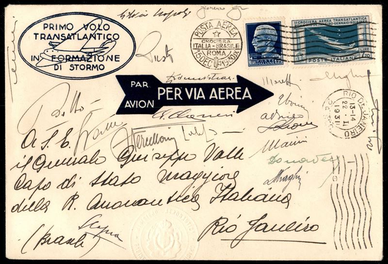 Italia / Regno / Vittorio Emanuele III / Aerogrammi