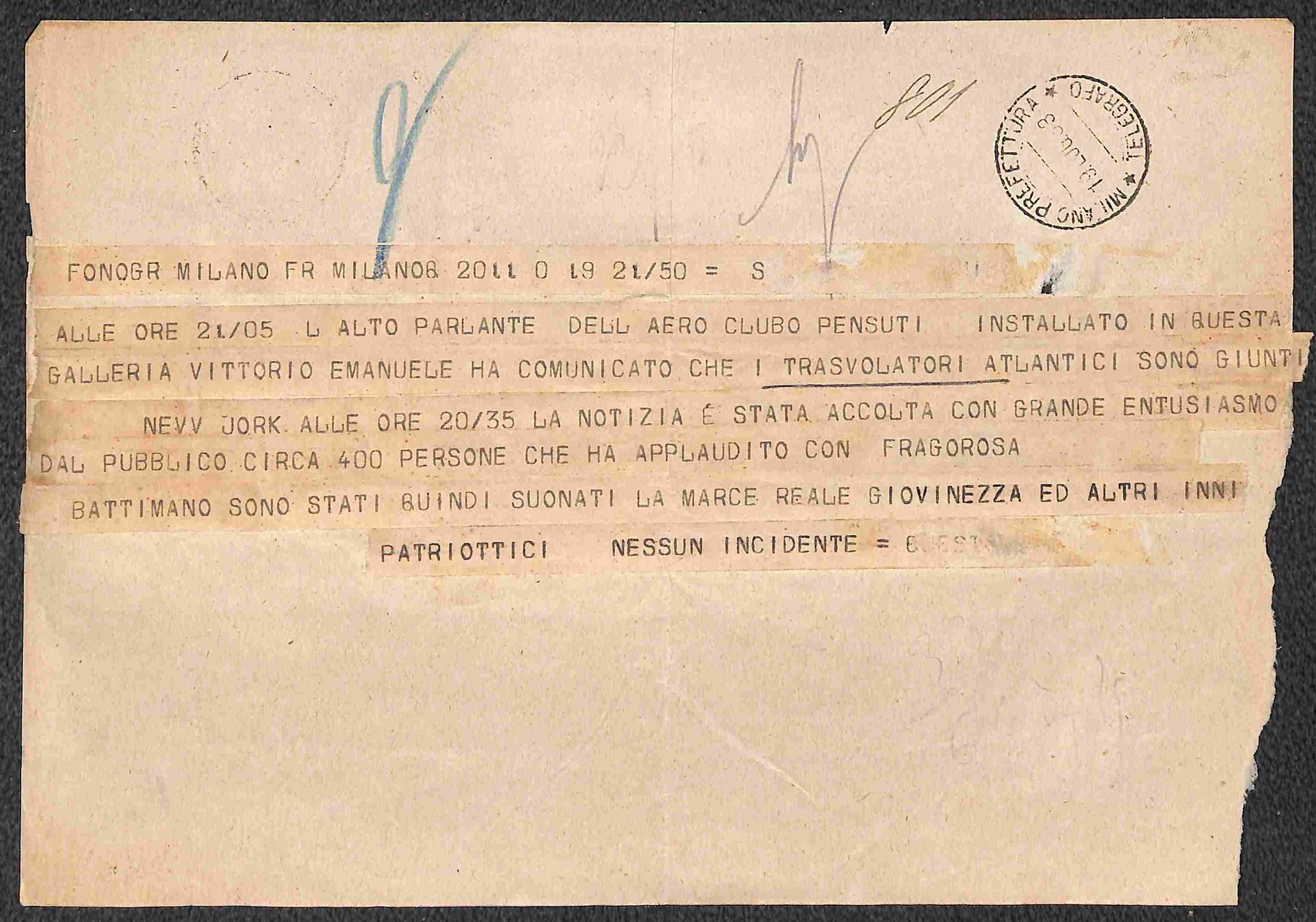 Italia / Regno / Vittorio Emanuele III / Aerogrammi