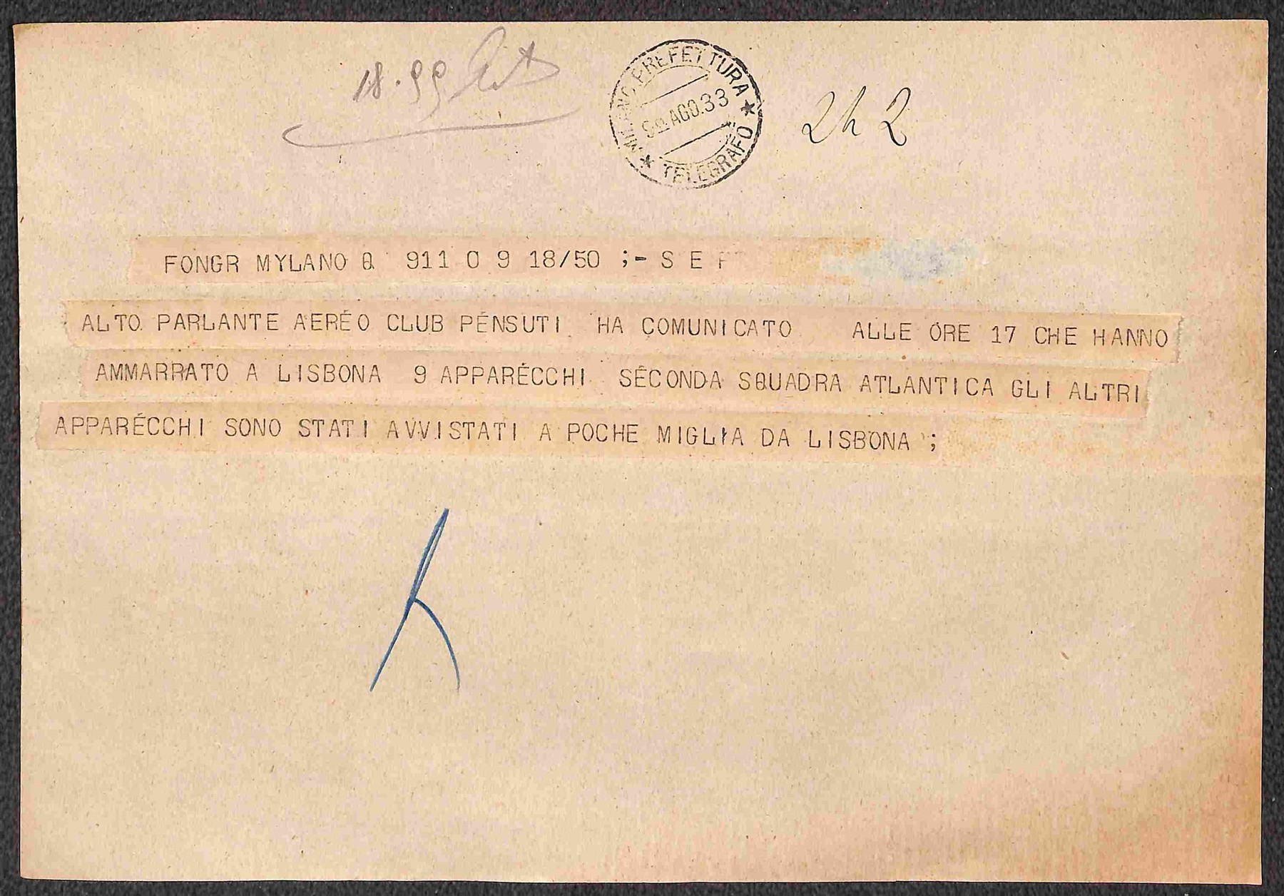 Italia / Regno / Vittorio Emanuele III / Aerogrammi