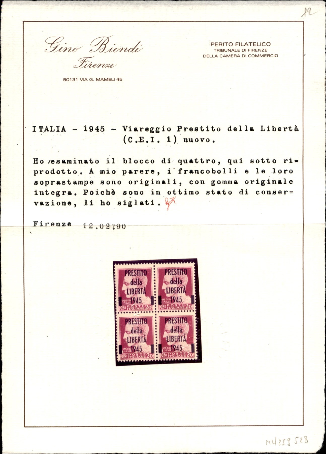 Italia / C.L.n. / Viareggio/lucca / Posta Ordinaria