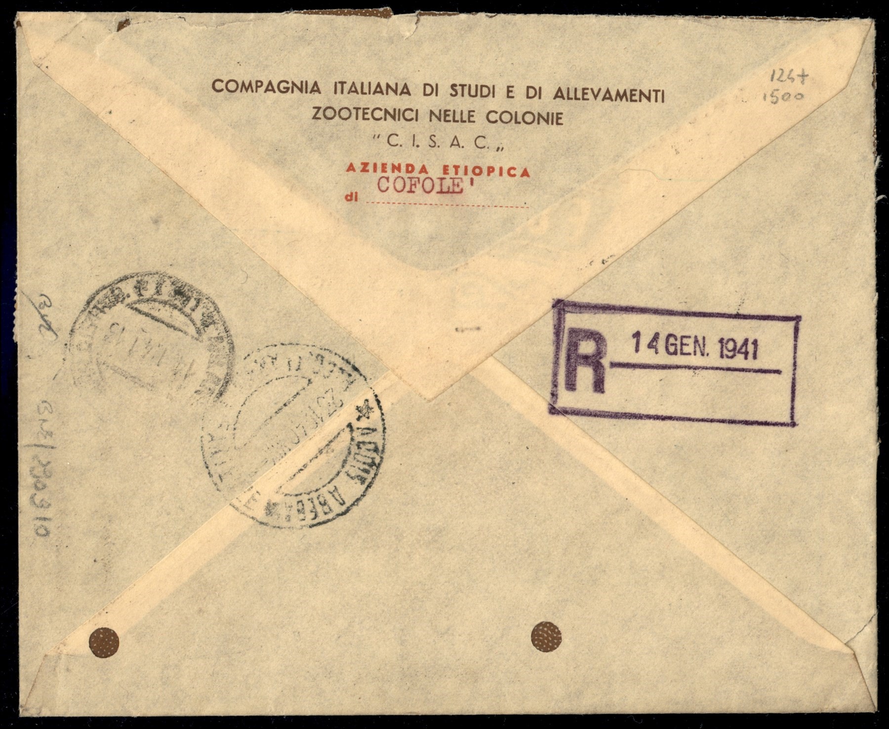 Italia / Colonie / Somalia / Posta Ordinaria + Aerea