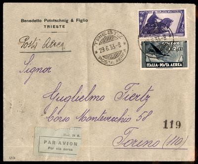 Italia / Regno / Vittorio Emanuele III / Aerogrammi
