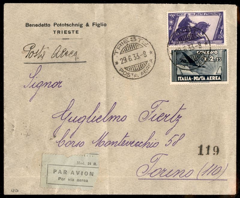 Italia / Regno / Vittorio Emanuele III / Aerogrammi
