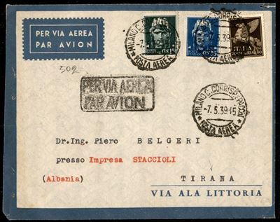 Italia / Regno / Vittorio Emanuele III / Aerogrammi