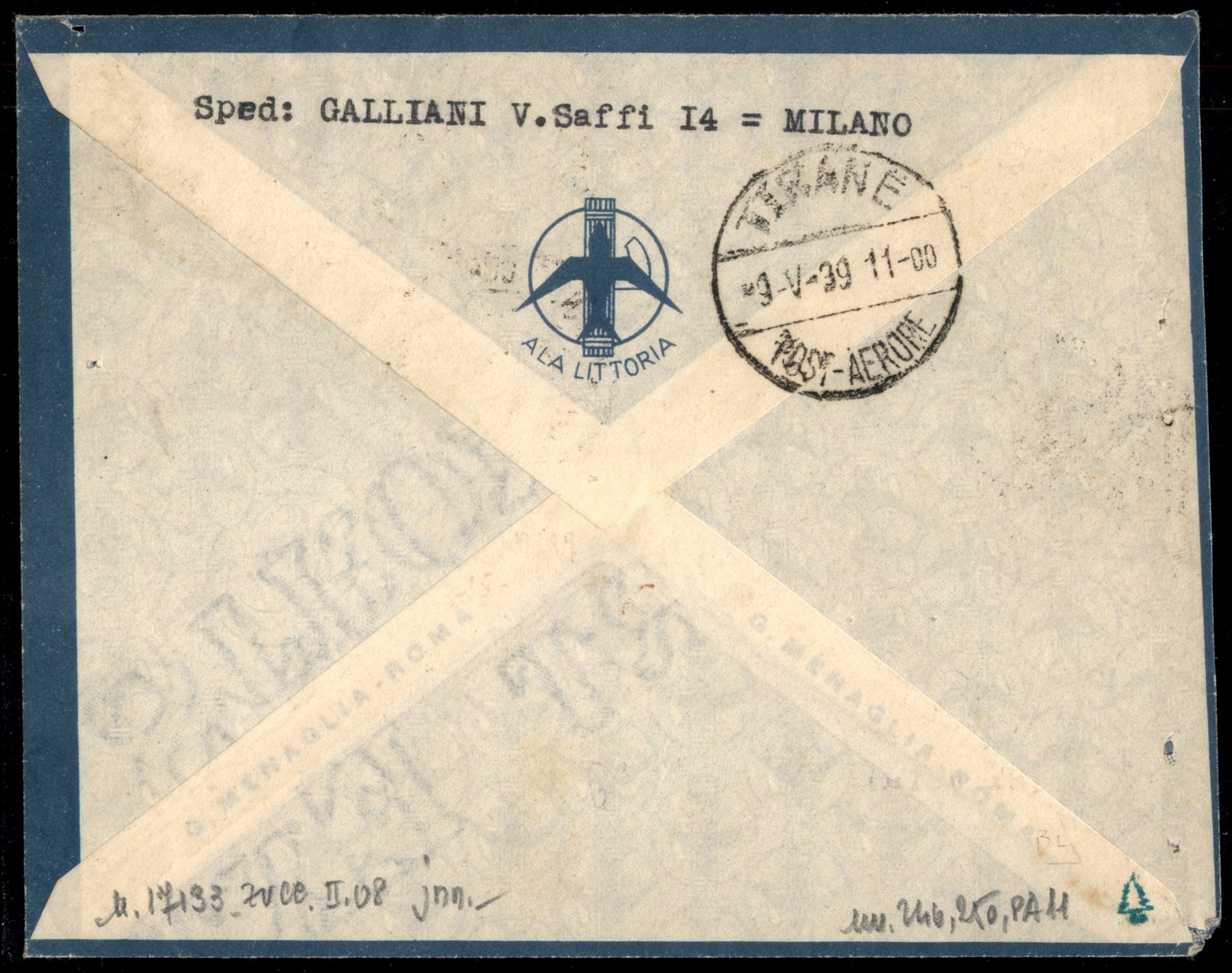 Italia / Regno / Vittorio Emanuele III / Aerogrammi