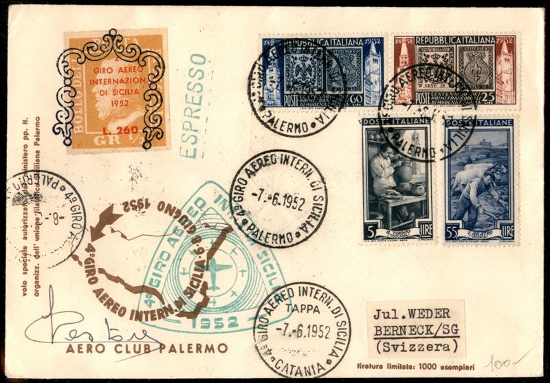 Italia / Repubblica / Aerogrammi
