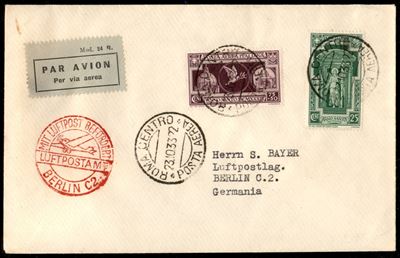 Italia / Regno / Vittorio Emanuele III / Aerogrammi
