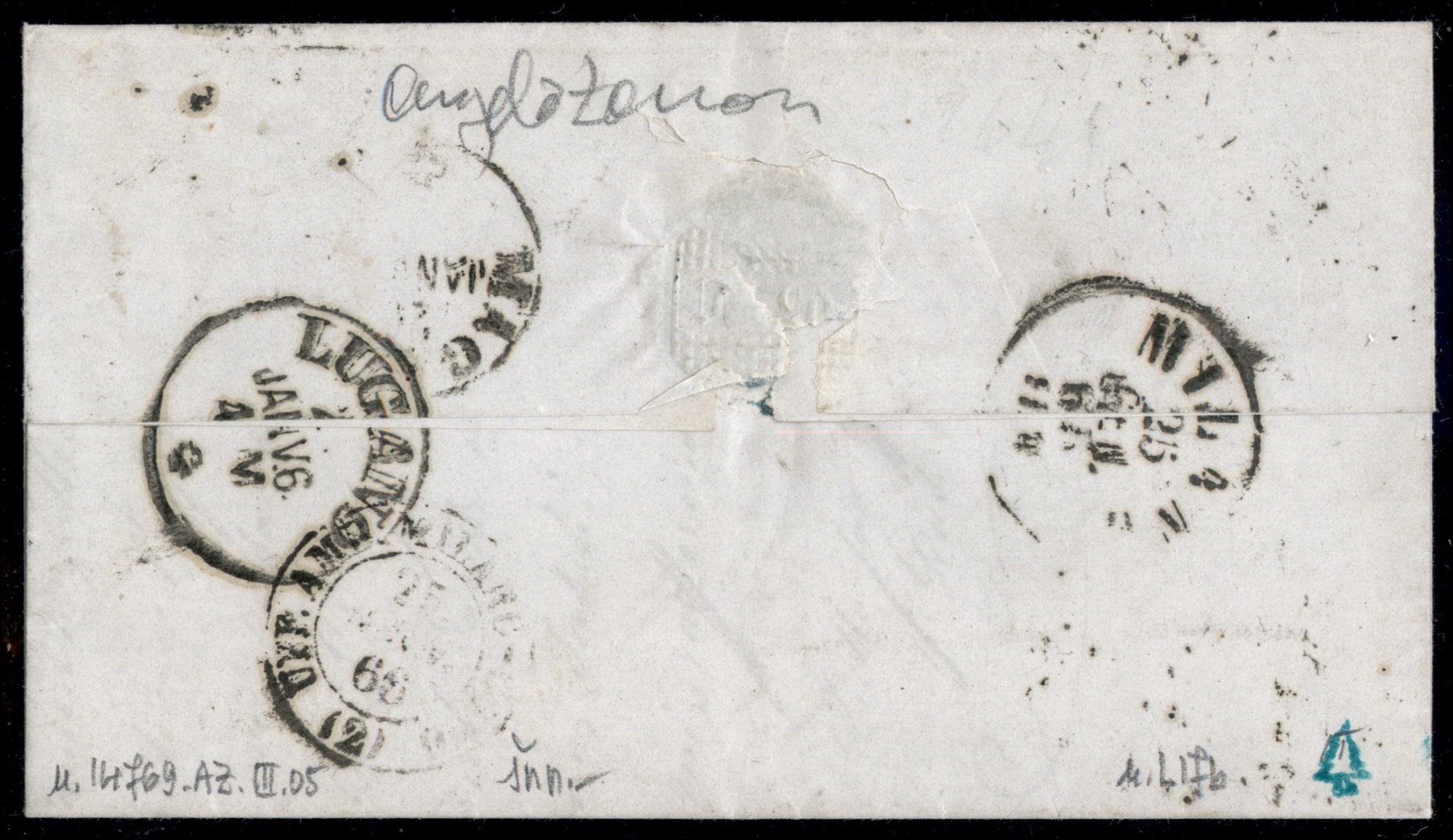 ITALIA / Regno / Vittorio Emanuele II / Posta ordinaria