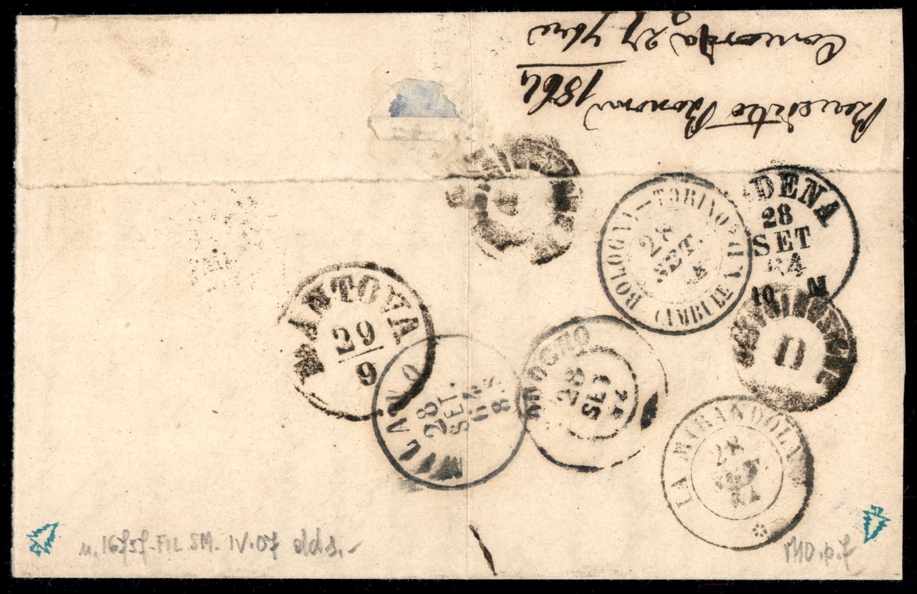 ITALIA / Regno / Vittorio Emanuele II / Posta ordinaria