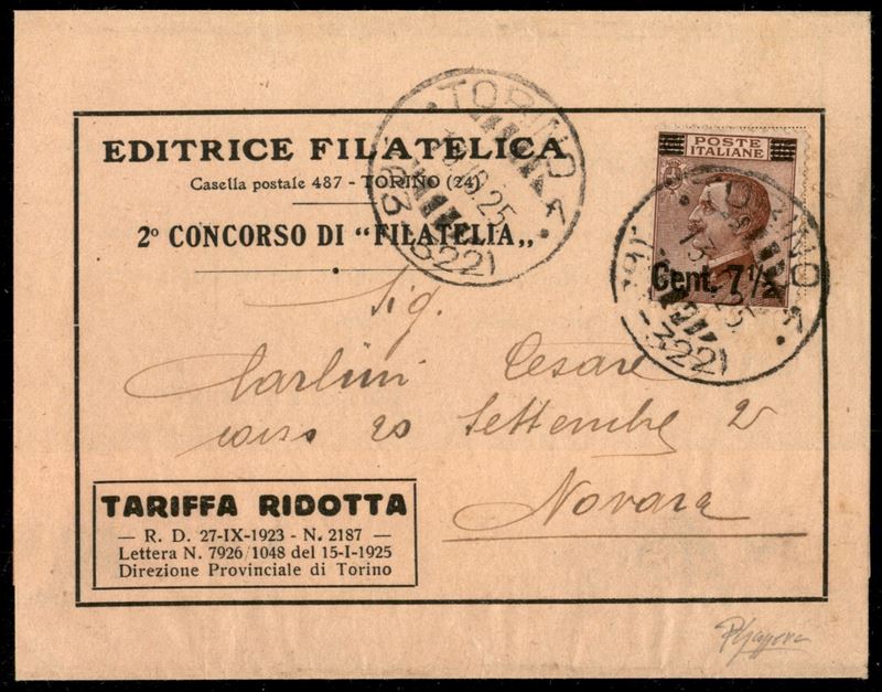 Italia / Regno / Vittorio Emanuele III / Posta Ordinaria