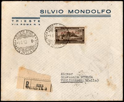 Italia / Trieste / Trieste Amg Ftt / Posta Ordinaria