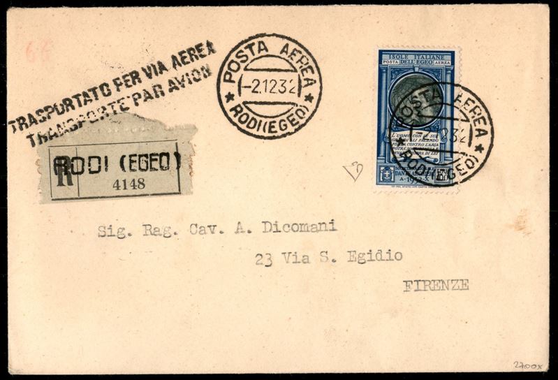 Italia / Colonie / Emissioni Generali / Aerogrammi