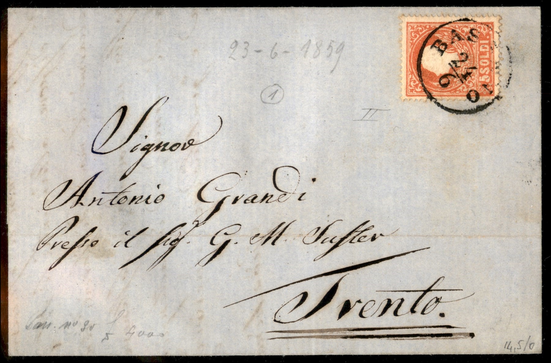 ITALIA / Antichi Stati Italiani / Lombardo Veneto / Posta ordinaria