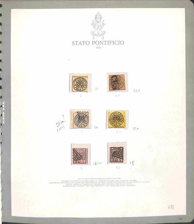 Italia / Antichi Stati Italiani / Stato Pontificio / Posta Ordinaria