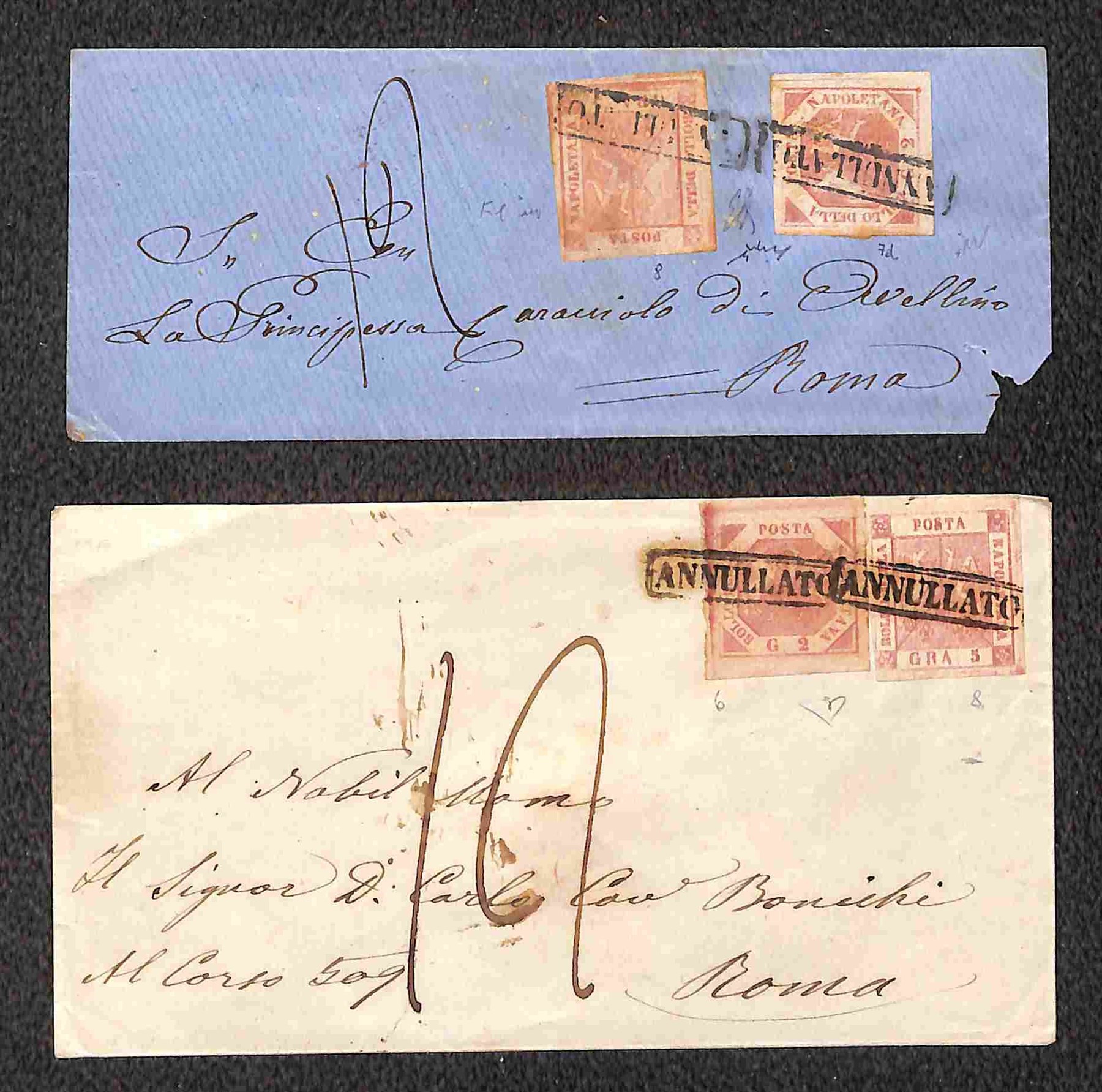 ITALIA / Antichi Stati Italiani / Napoli / Posta ordinaria