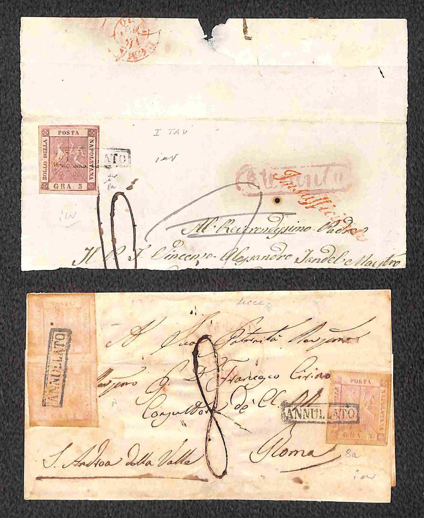 ITALIA / Antichi Stati Italiani / Napoli / Posta ordinaria