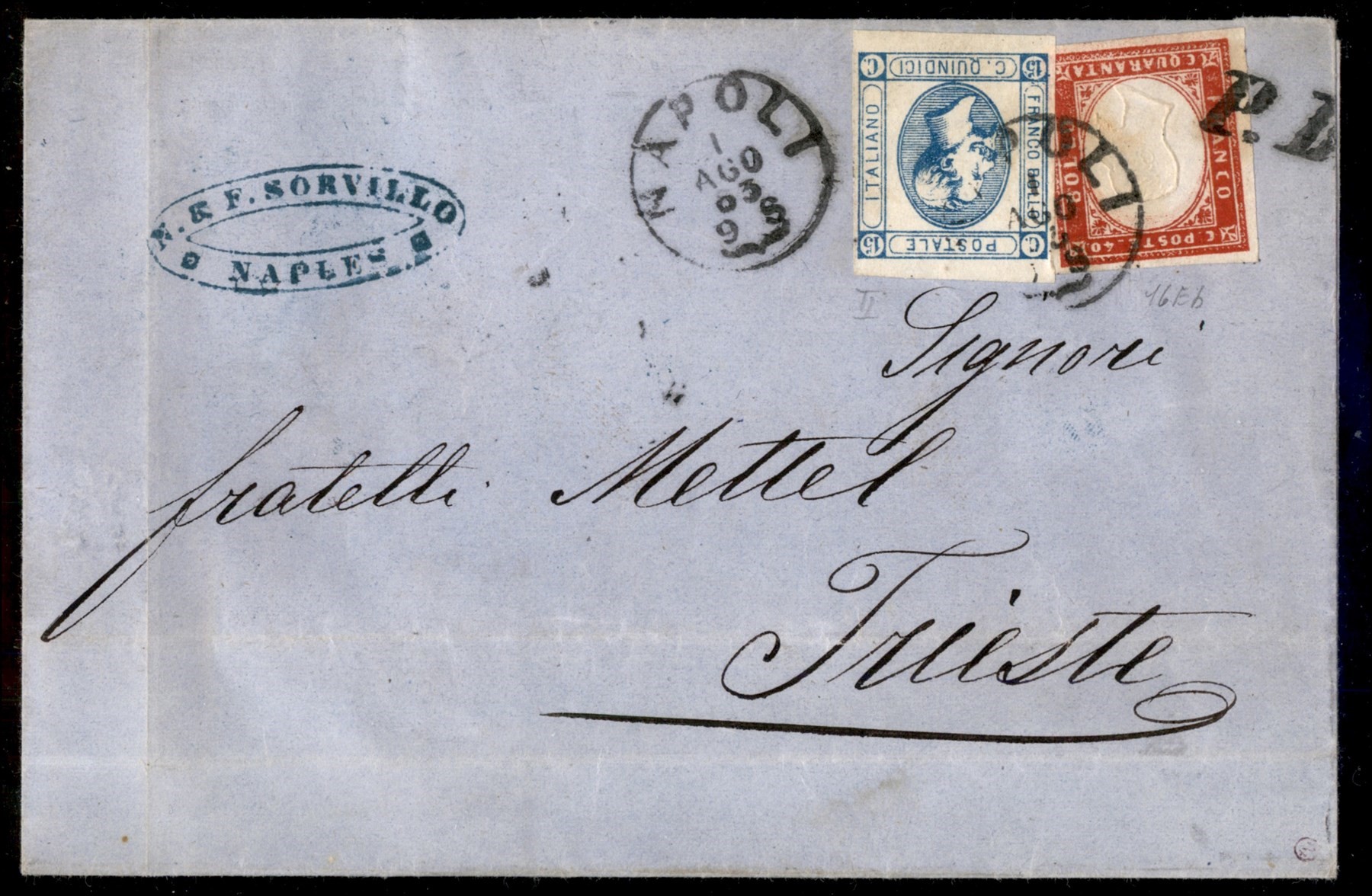 Italia / Regno / Vittorio Emanuele II / Posta Ordinaria