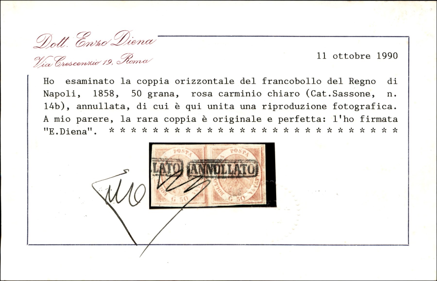 ITALIA / Antichi Stati Italiani / Napoli / Posta ordinaria