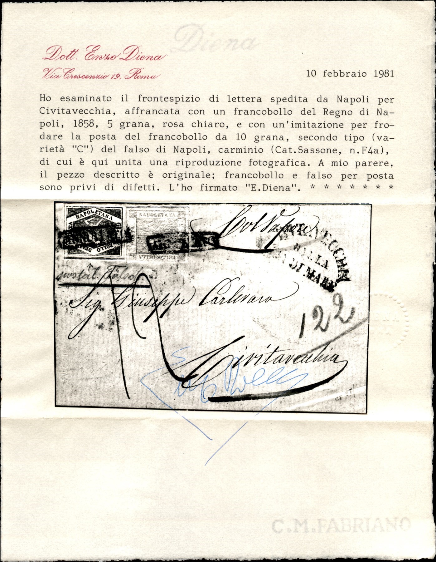 ITALIA / Antichi Stati Italiani / Napoli / Posta ordinaria