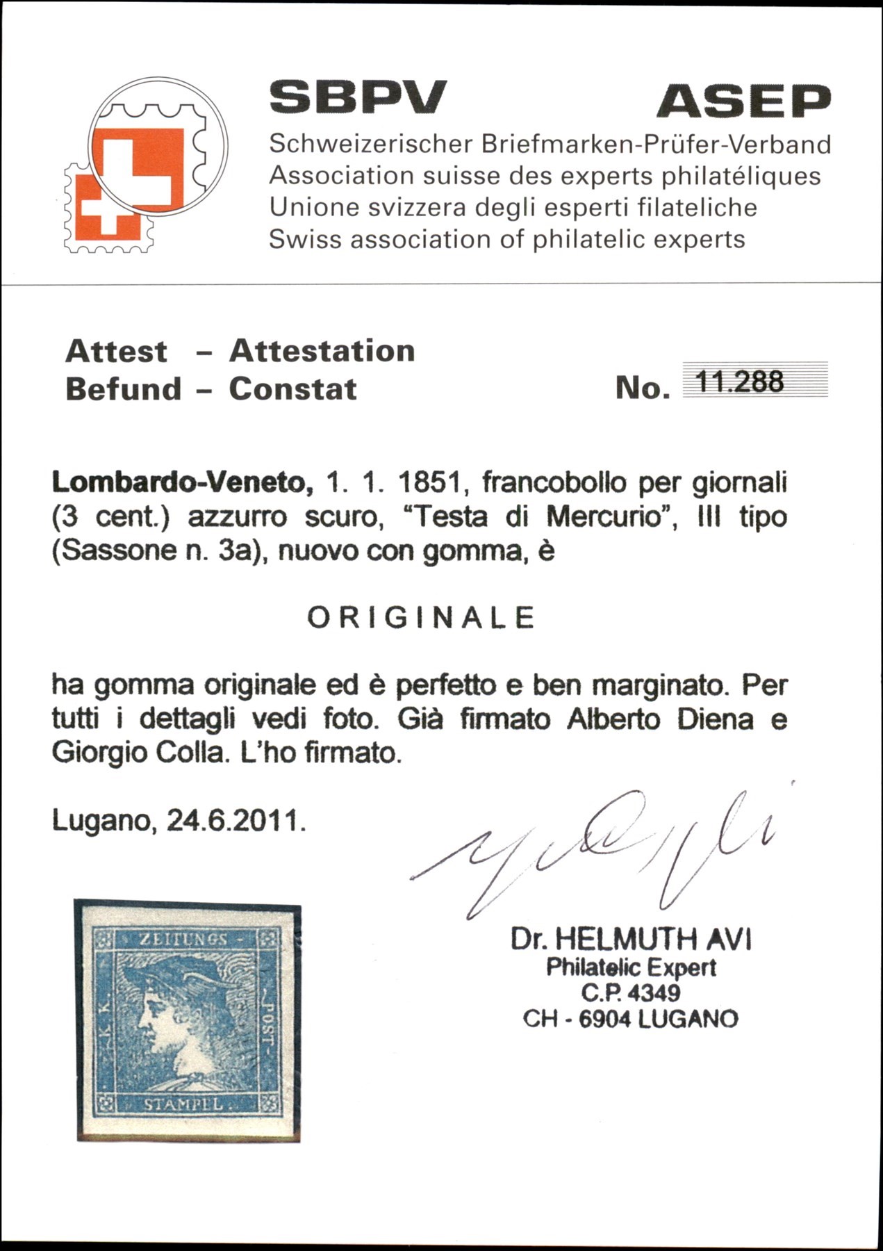 ITALIA / Antichi Stati Italiani / Lombardo Veneto / Francobolli per Giornali
