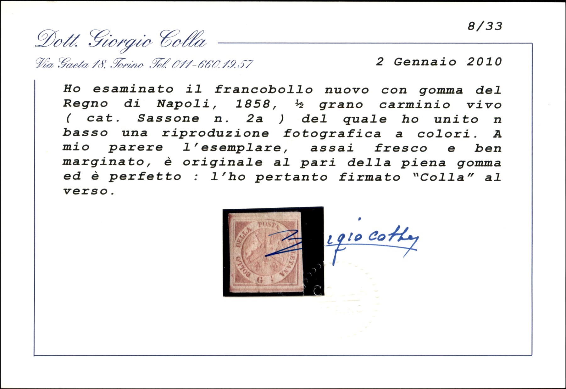 ITALIA / Antichi Stati Italiani / Napoli / Posta ordinaria