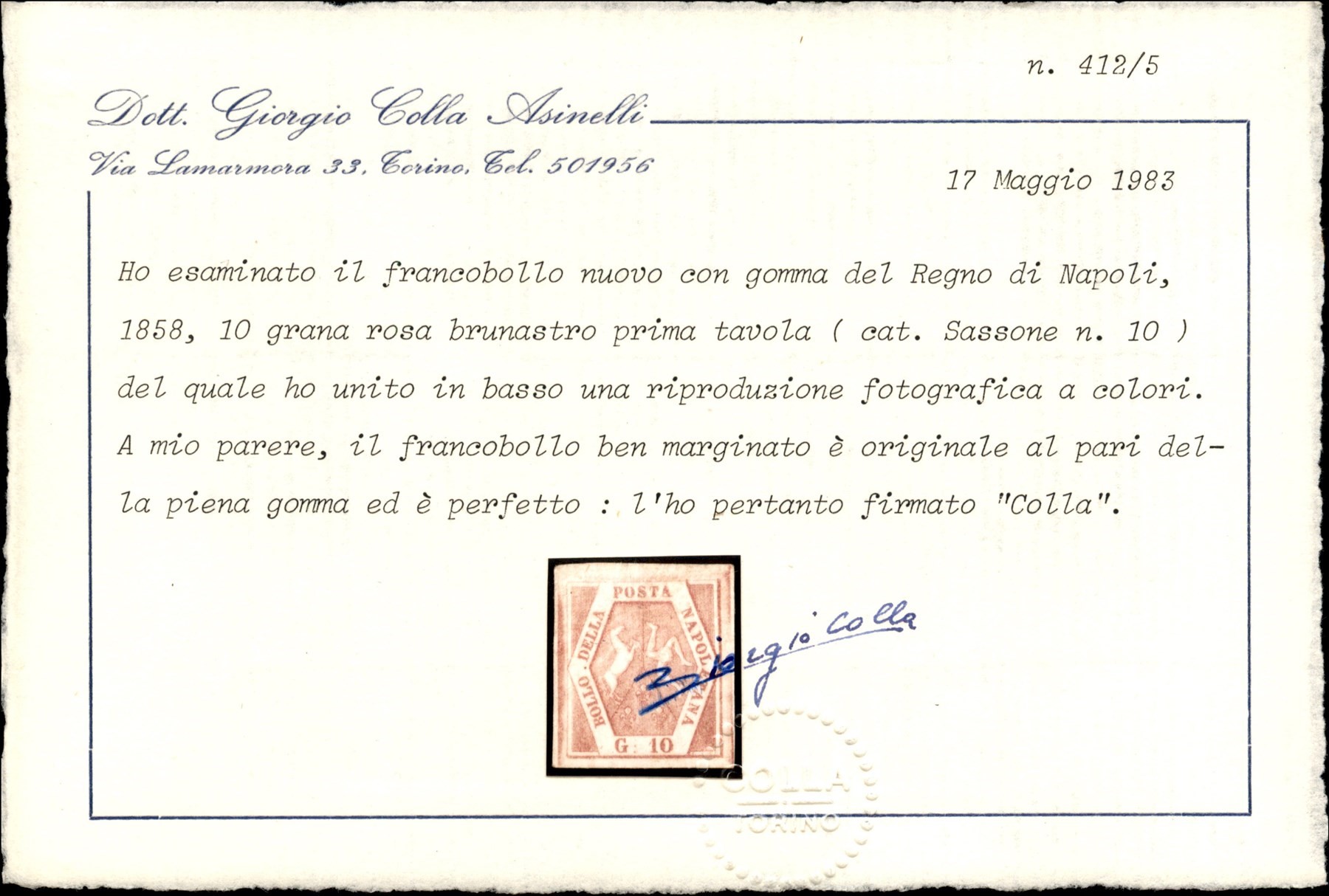 ITALIA / Antichi Stati Italiani / Napoli / Posta ordinaria