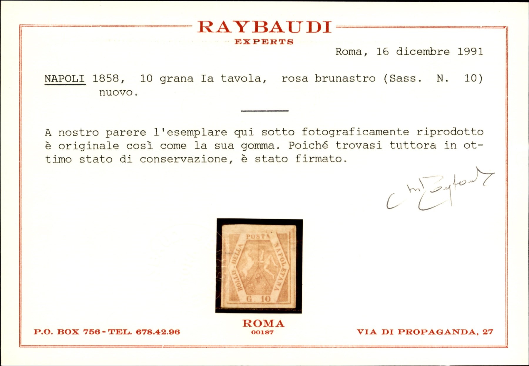 ITALIA / Antichi Stati Italiani / Napoli / Posta ordinaria