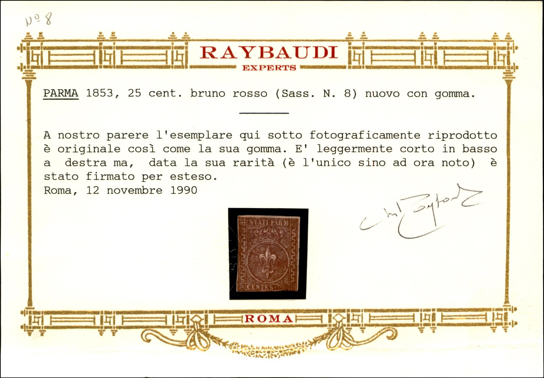 ITALIA / Antichi Stati Italiani / Parma / Posta ordinaria
