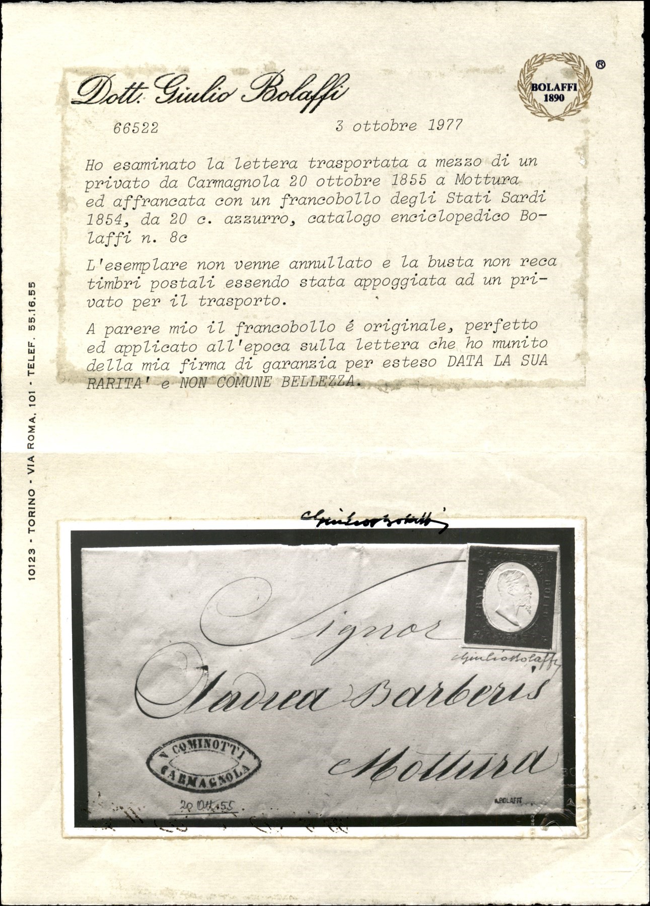 Italia / Antichi Stati Italiani / Sardegna / Posta Ordinaria