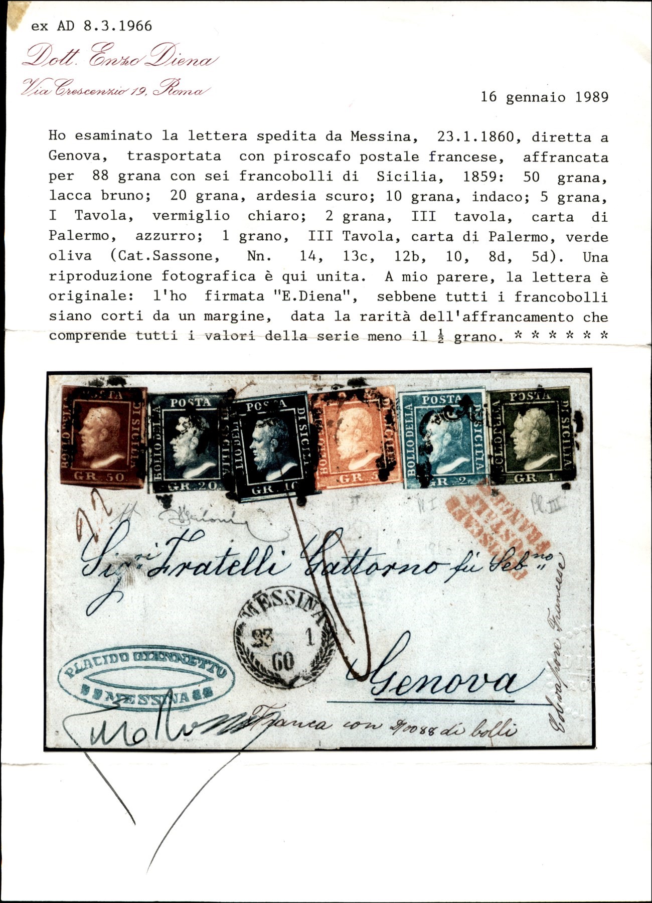 Italia / Antichi Stati Italiani / Sicilia / Posta Ordinaria